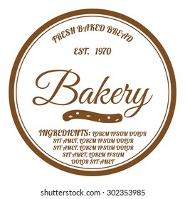 Bakery logo, premium quality design.