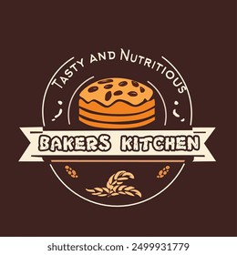 Bakery logo simple design vector template 