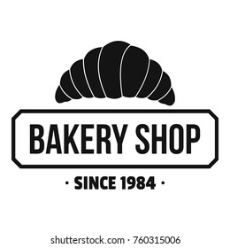 Bakery logo. Simple illustration of bakery vector logo for web