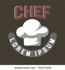 Bakery Logo Symbol with dark background