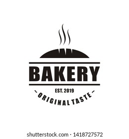 The bakery logo with the symbol of toast