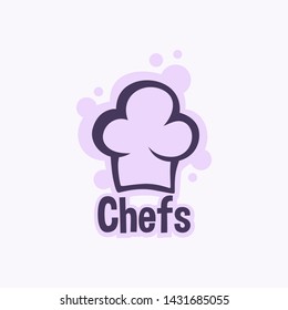 Bakery logo template. Chef logo template