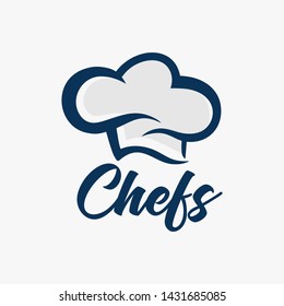 Bakery logo template. Chef logo template