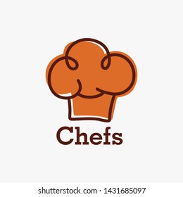 Bakery logo template. Chef logo template