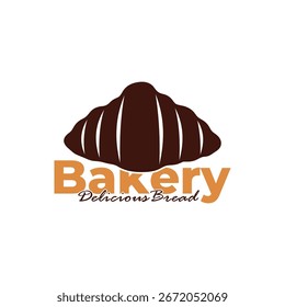 Diseño de la Plantilla del logotipo de la panadería fondo blanco. Logotipo del pan Ilustración vectorial