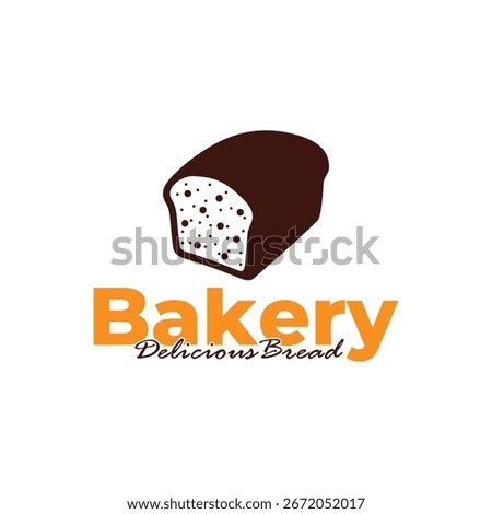 Bakery logo template design white background. Bread logo vector illustration