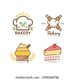 bakery logo template. bakery icon. logos, badges, labels, icons
