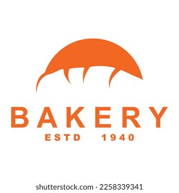 plantilla de logotipo de panadería ilustración vectorial