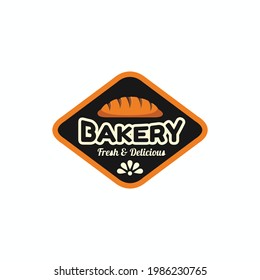 Bakery logo vector design template for business. Bakery shop design premium 