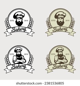 bakery logo vector illustration in EPS10 version format