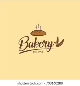Bakery Logo Vintage Design Vector Illustration Icon