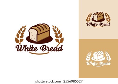 bakery logo with a white bread