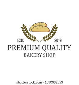 bakery logo.flat design.vector illustration concept