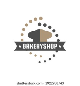 Bakery logos and badges design templates vector illustration. Good for bakehouse and cafe emblems. Retro typography elements and silhouettes. Vintage Style