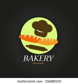 bakery logos, labels, badges and design elements