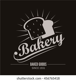 Bakery logotype. Bakery or bread shop vintage design element. Vector Illustration.