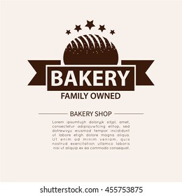 Bakery logotype. Bakery or bred shop vintage design element. Vector Illustration.
