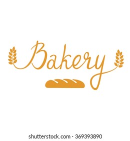 Bakery. Original handwritten. Can be used for flyers, posters and promo. Vector.