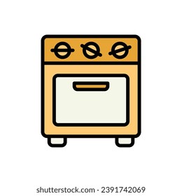 Ilustración de vectores de iconos de hormigón de panadería