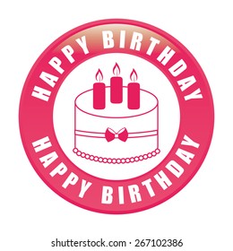 Bakery over white background, vector illustration.