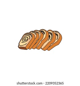 Bakery Pastry Cartoon Design Illustration