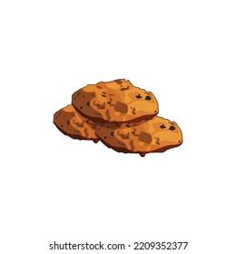 Bakery Pastry Cartoon Vector Illustration Isolated