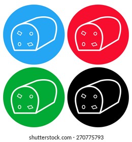  Bakery, pastry icons set - bread
