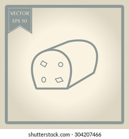 Bakery, pastry icons set - bread 