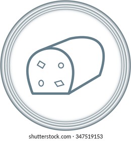 Bakery, pastry icons set - bread 