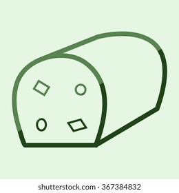 Bakery, pastry icons set - bread 
