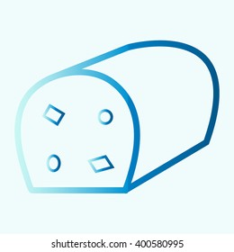 Bakery, pastry icons set - bread