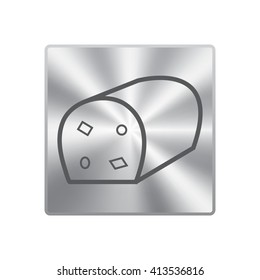 Bakery, pastry icons set - bread
