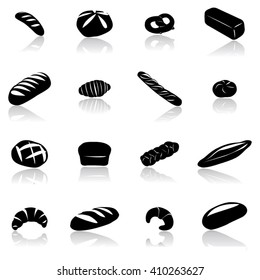 Bakery and Pastry Set Icon- Illustration