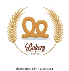 bakery pretzel premium quality label
