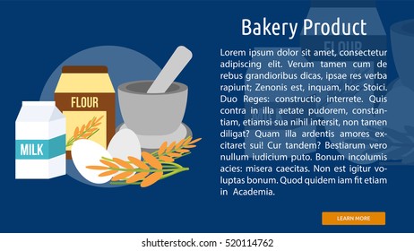 Bakery Product Conceptual Banner