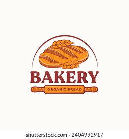 Bakery product vector logo template