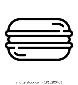 Bakery products icon vector. bake illustration sign. cake symbol.