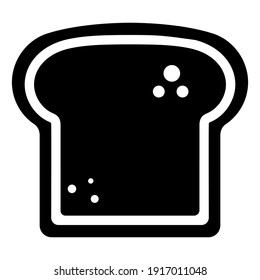 Bakery products icon vector. bake illustration sign. bread symbol.
