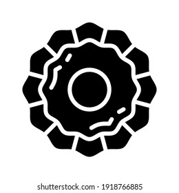 Bakery products icon vector. bake illustration sign. bread symbol.