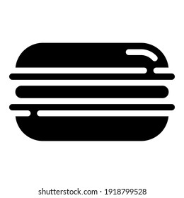 Bakery products icon vector. bake illustration sign. bread symbol.