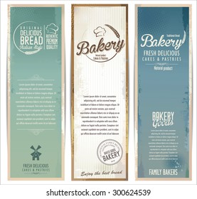 Bakery retro banner