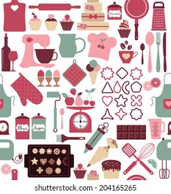 Bakery seamless pattern