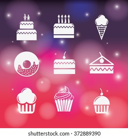 bakery set icons design, vector illustration eps10 graphic 