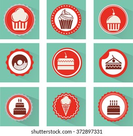 bakery set icons design, vector illustration eps10 graphic 