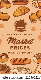 Bakery Shop Banner And Poster Template Design