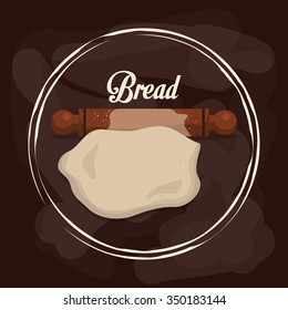 Bakery shop concept with bread design, vector illustration 10 eps graphic.