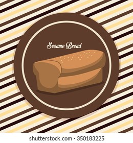 Bakery shop concept with bread design, vector illustration 10 eps graphic.