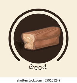 Bakery shop concept with bread design, vector illustration 10 eps graphic.