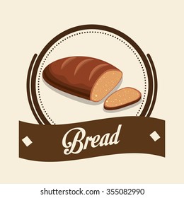 Bakery shop concept with bread design, vector illustration 10 eps graphic.