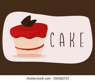 Bakery shop concept with dessert design, vector illustration 10 eps graphic.